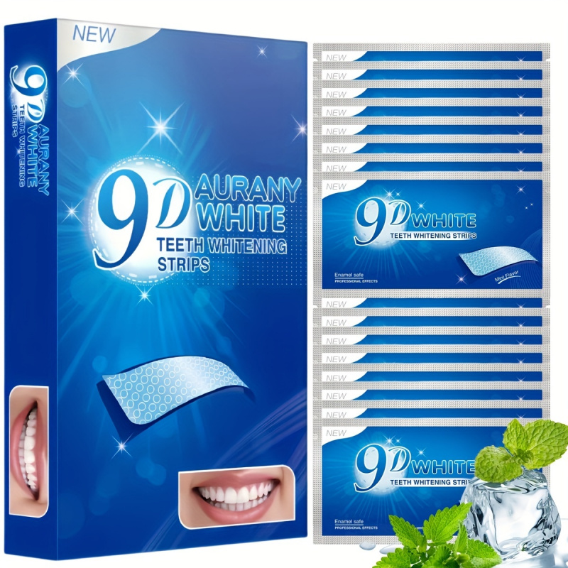 Teeth Whitening Diy - 21 Pasang Strip Pemutih Gigi Putih