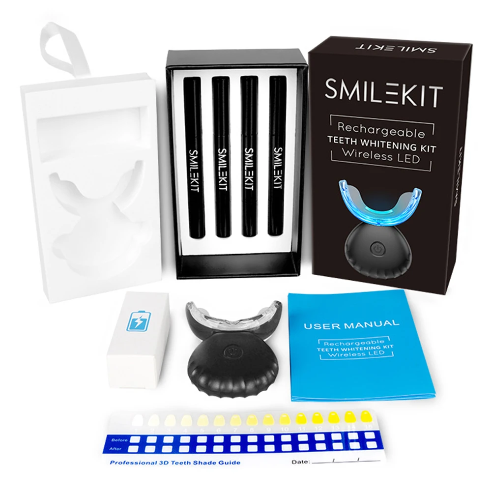 Teeth Whitening Pen - Kit pemutih gigi Mini 16 LED