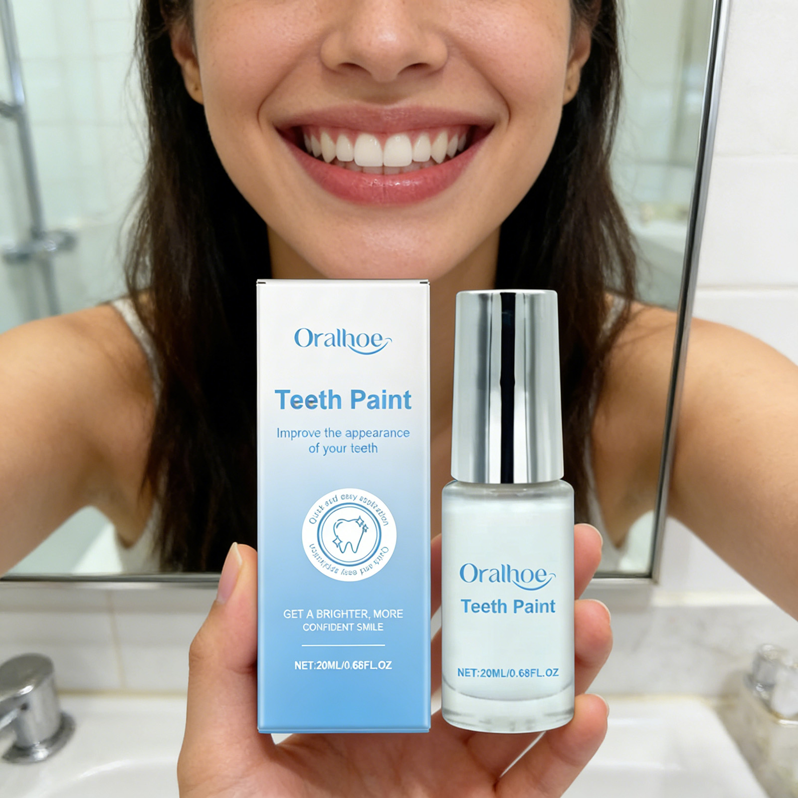 Teeth Whitening Instant - Cat Pemutih Gigi 20ml - Penghilang