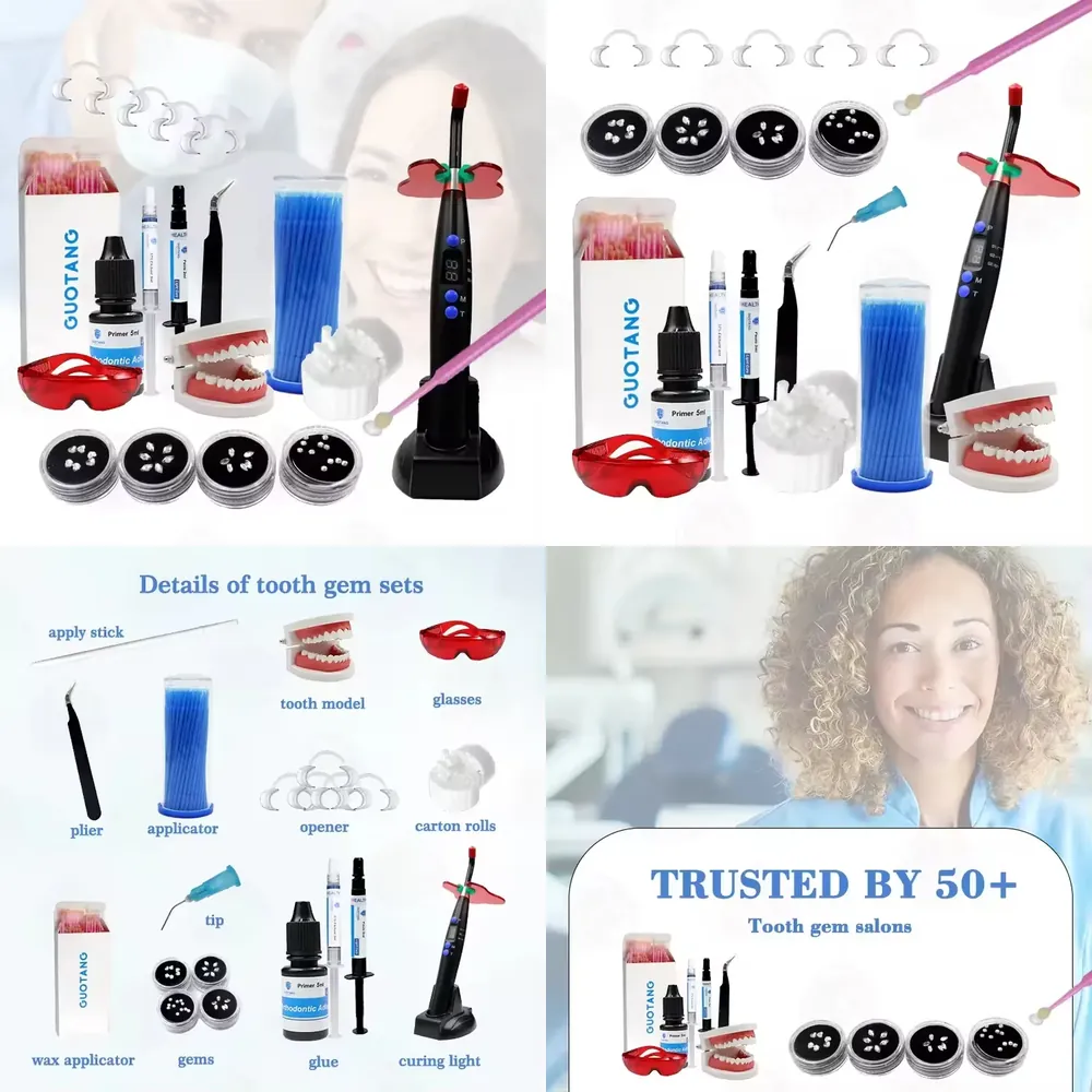 【CHIMU HOME】 Kit Perhiasan Gig - Tooth Gem Kit ulasan dan harga