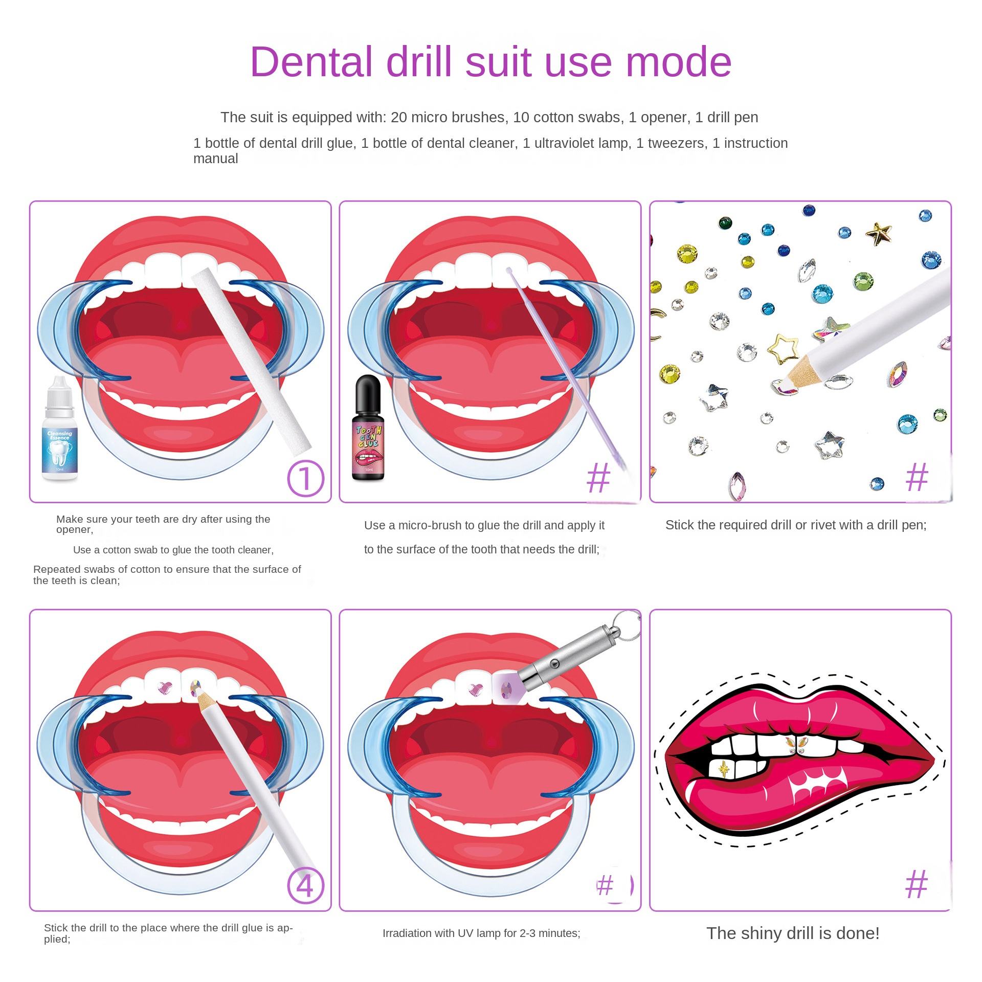 Perlengkapan Perhiasan Gigi DI - Tooth Gem Kit ulasan dan harga