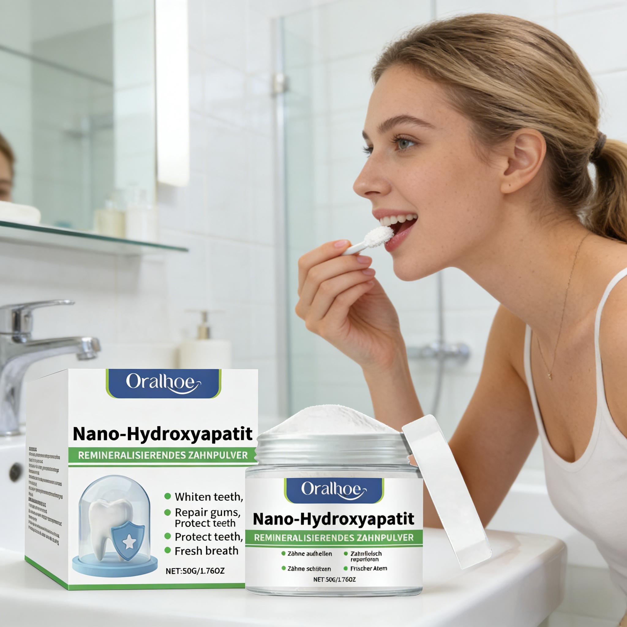 Bubuk Pemutih Gigi Oralhoe Pem - Teeth Whitening Diy ulasan dan harga