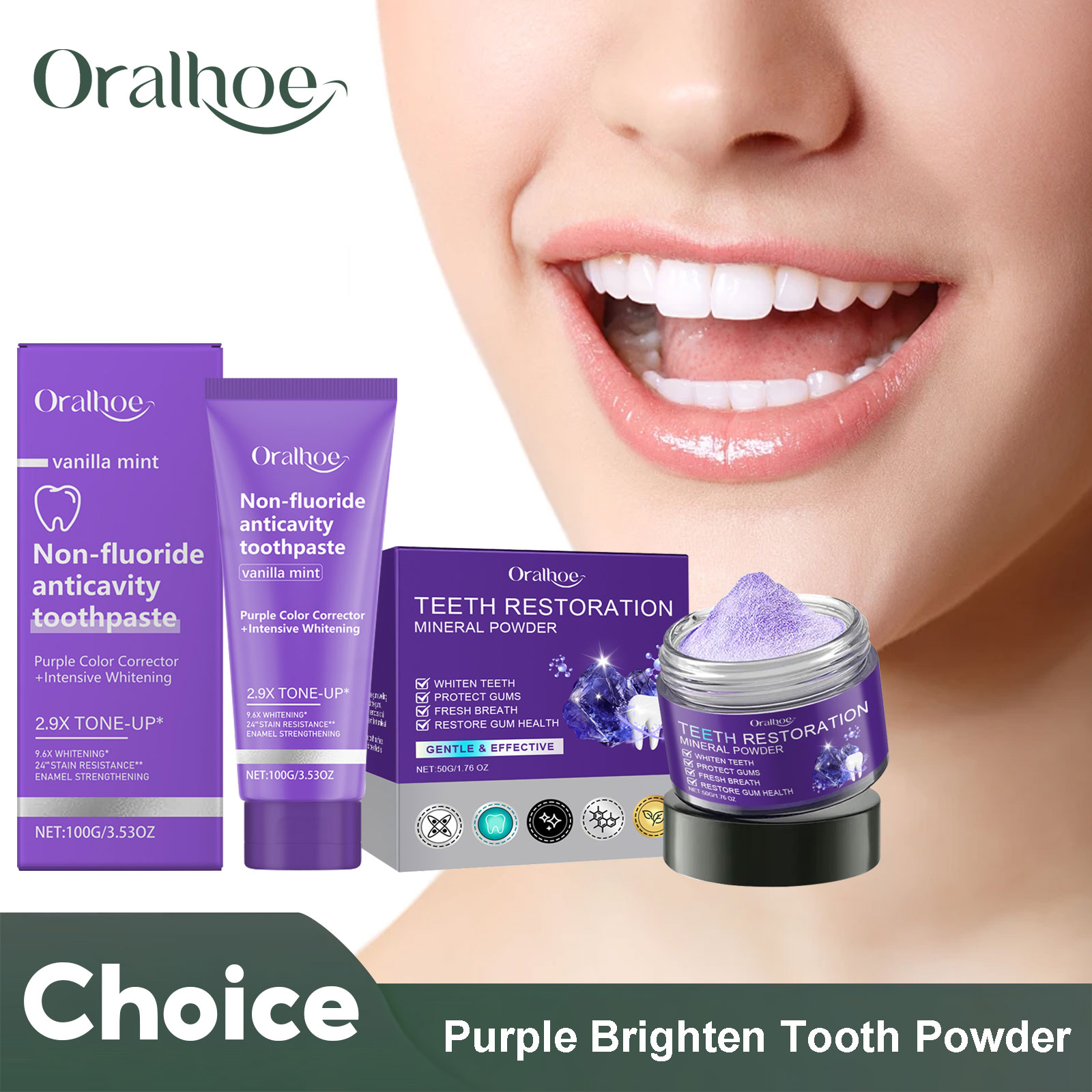 Bubuk Mineral restorasi gigi,  - Teeth Whitening Diy ulasan dan harga