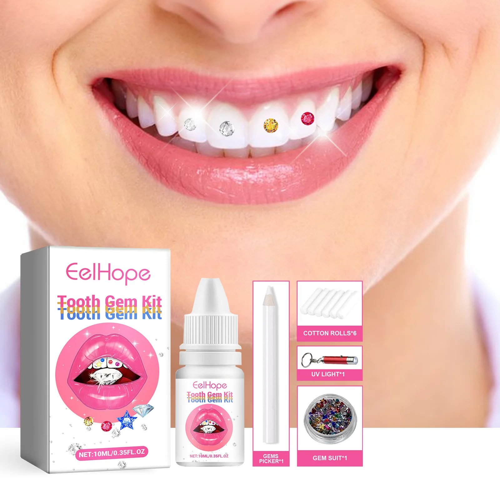 Perlengkapan Perhiasan Gigi DI - Tooth Gem Kit ulasan dan harga