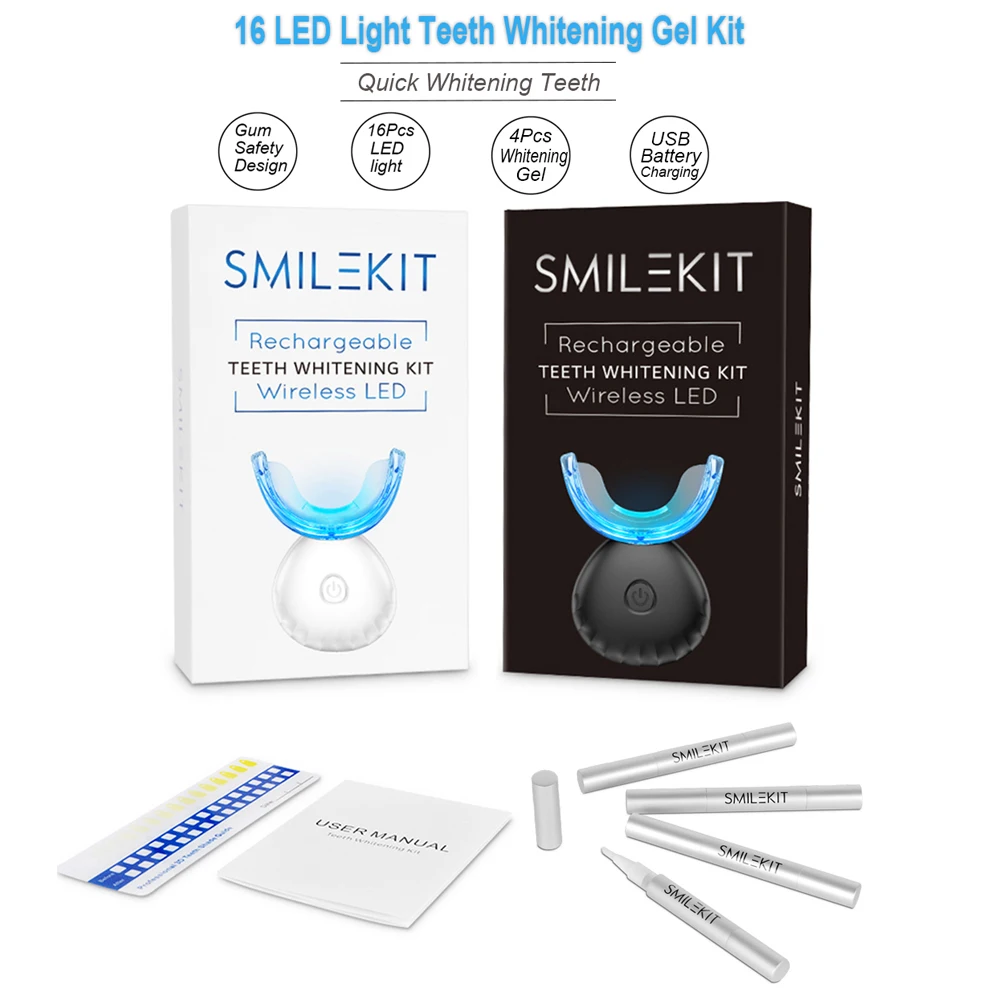 Kit pemutih gigi Mini 16 LED c - Teeth Whitening Pen ulasan dan harga