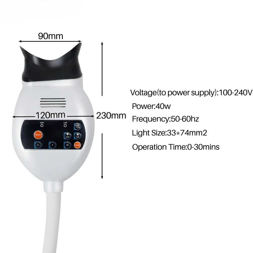 Lampu Pemutih Gigi LED 3 Warna - Teeth Whitening Machine Professional ulasan dan harga