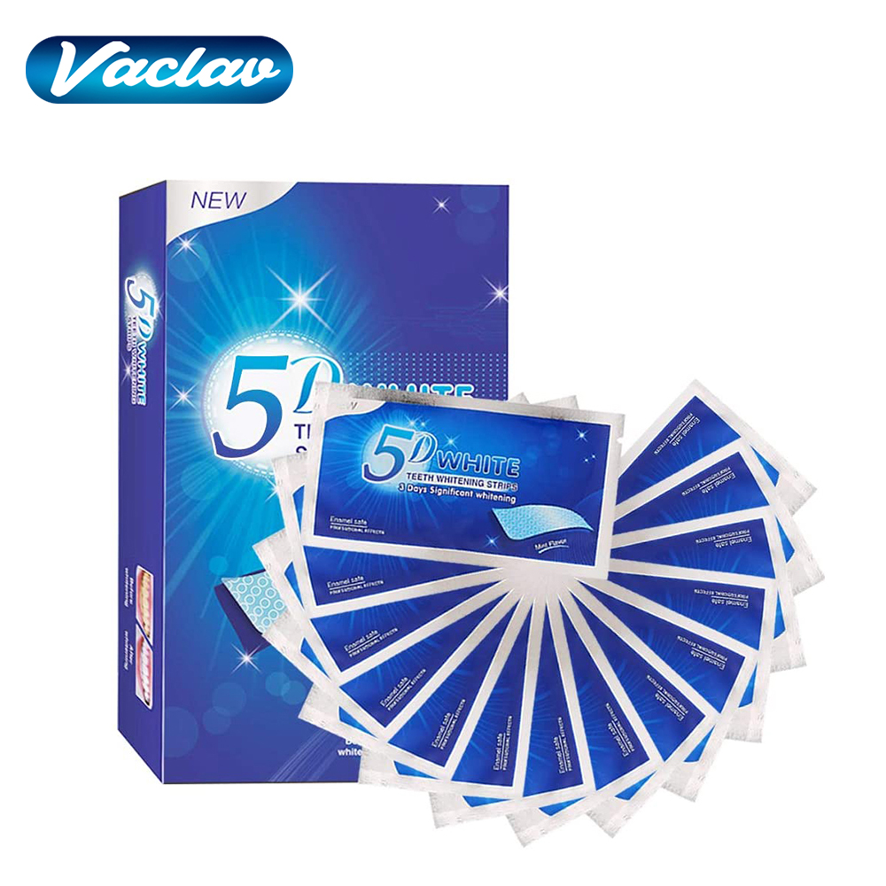 Strip Pemutih Gigi 5D Gel Pemu - Teeth Whitening Diy ulasan dan harga
